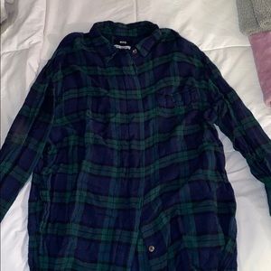 Plaid flannel shirt